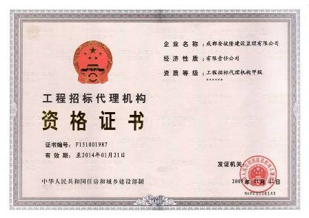 甲级招标代理资质
